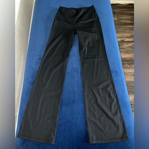 black flare leg pants size small